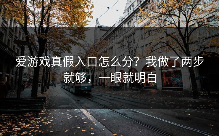 爱游戏真假入口怎么分？我做了两步就够，一眼就明白